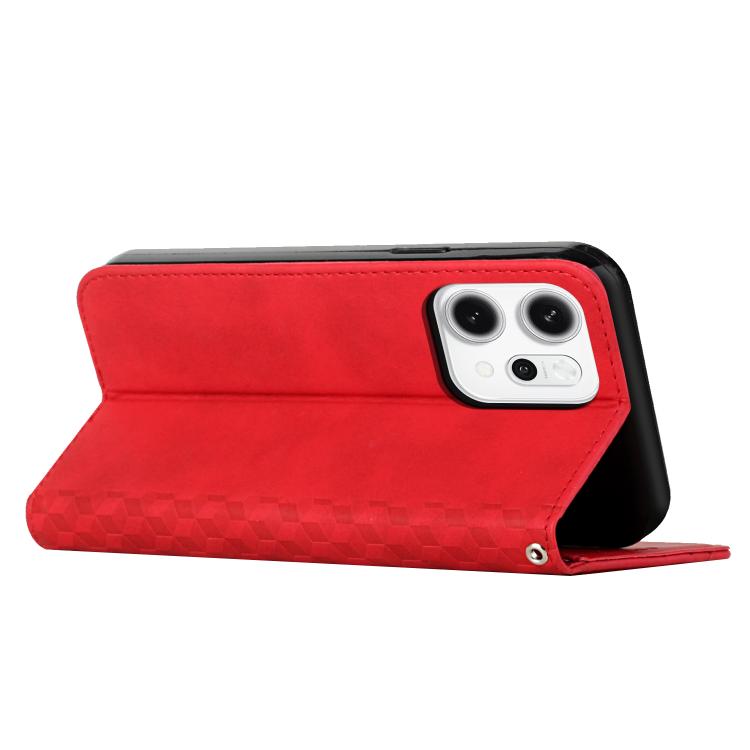 For OPPO Reno14 Pro Global Diamond Splicing Skin Feel Magnetic Leather Phone Case
