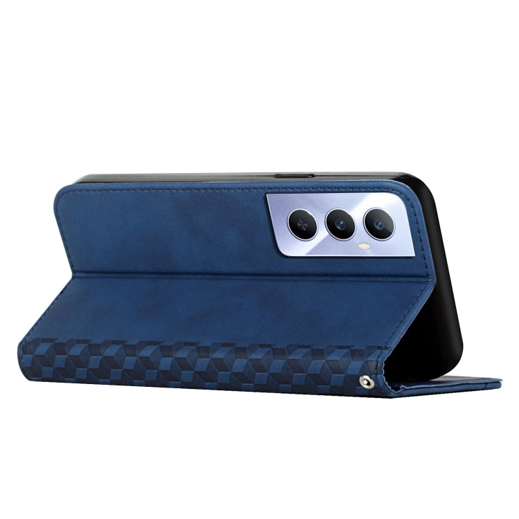 For Realme C65 4G Diamond Splicing Skin Feel Magnetic Leather Phone Case