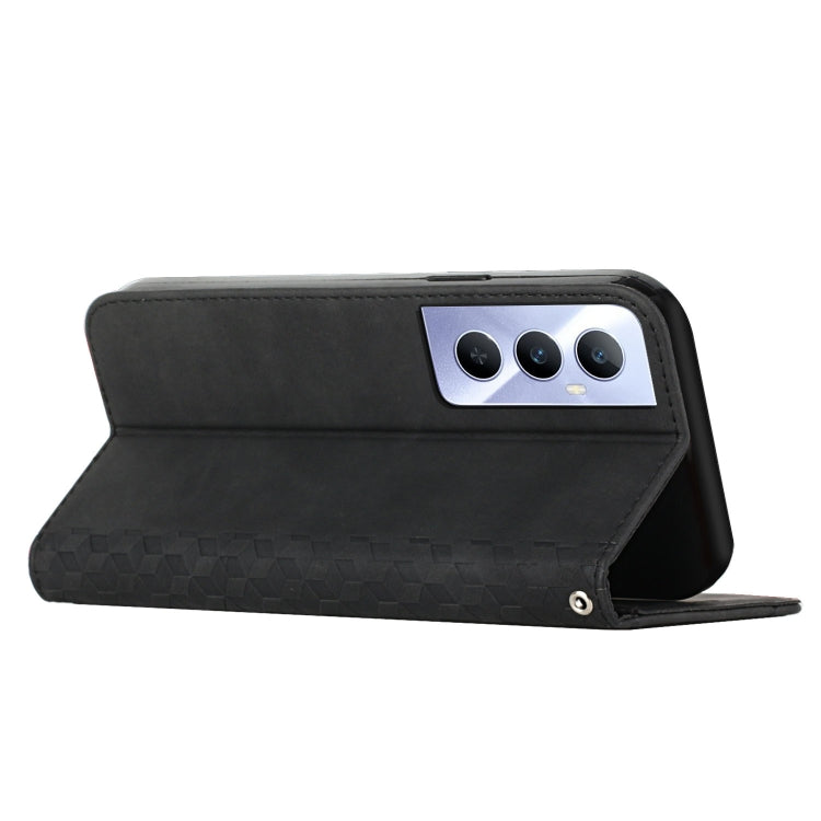For Realme C65 4G Diamond Splicing Skin Feel Magnetic Leather Phone Case