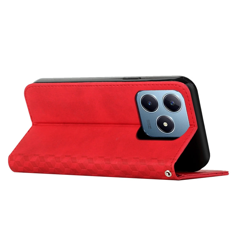 For Realme C63 Diamond Splicing Skin Feel Magnetic Leather Phone Case
