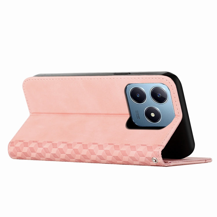 For Realme C63 Diamond Splicing Skin Feel Magnetic Leather Phone Case