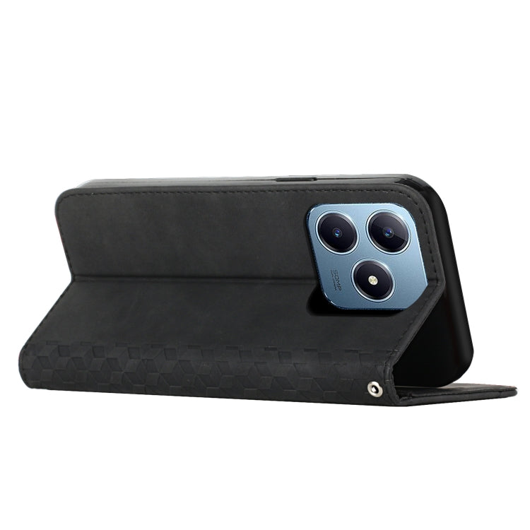 For Realme C63 Diamond Splicing Skin Feel Magnetic Leather Phone Case