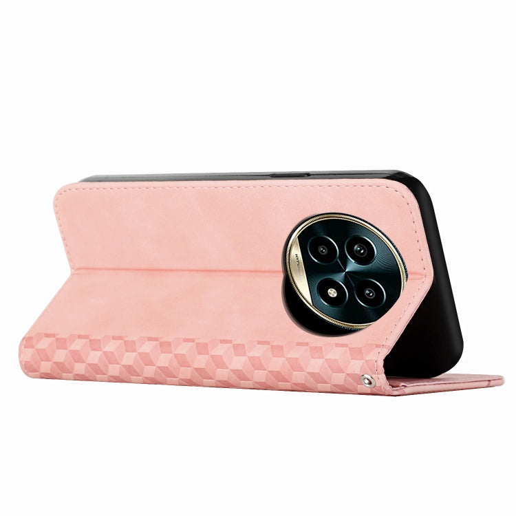 For Realme 13 Pro+ 5G Global Diamond Splicing Skin Feel Magnetic Leather Phone Case