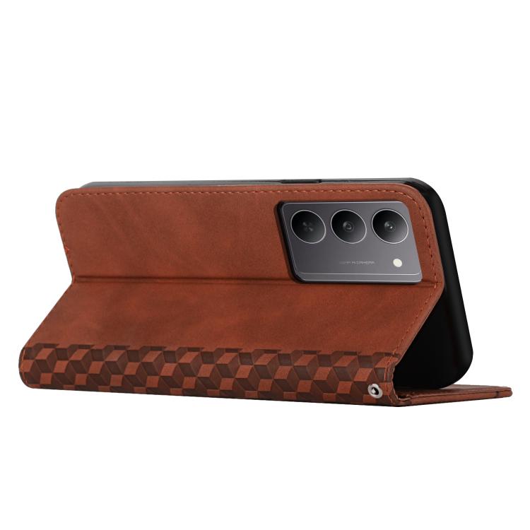 For Realme C75 / V60 Pro Diamond Splicing Skin Feel Magnetic Leather Phone Case