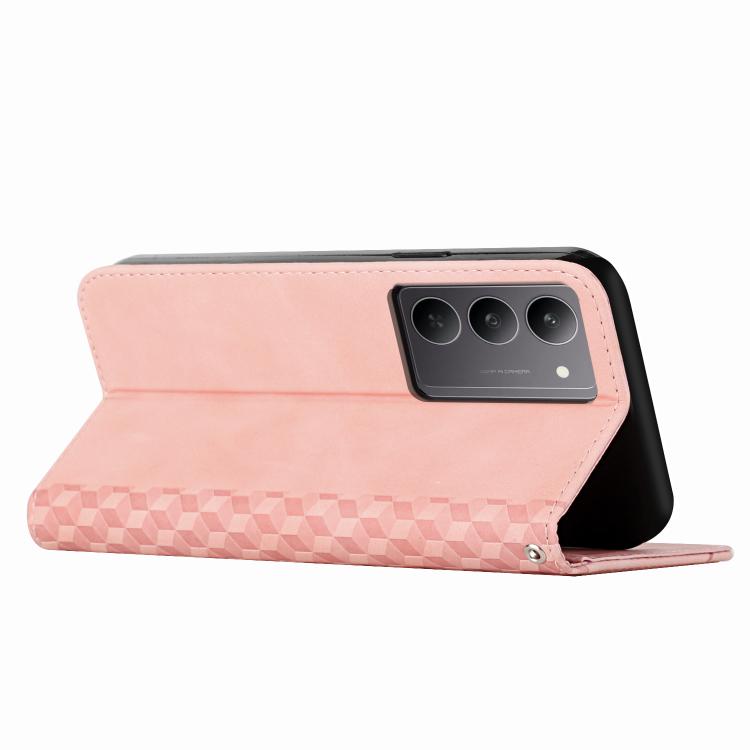 For Realme C75 / V60 Pro Diamond Splicing Skin Feel Magnetic Leather Phone Case
