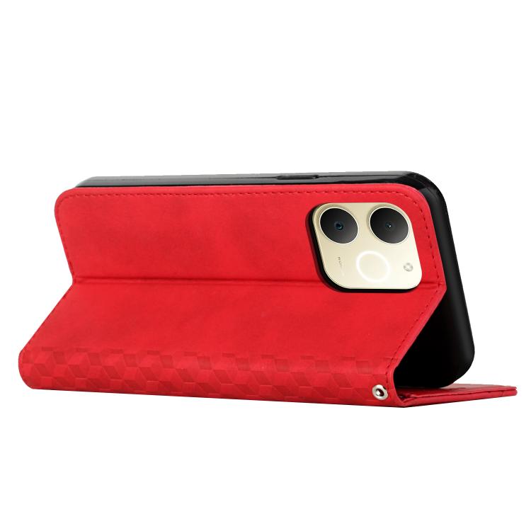 For Realme Narzo 80 Lite 4G Diamond Splicing Skin Feel Magnetic Leather Phone Case