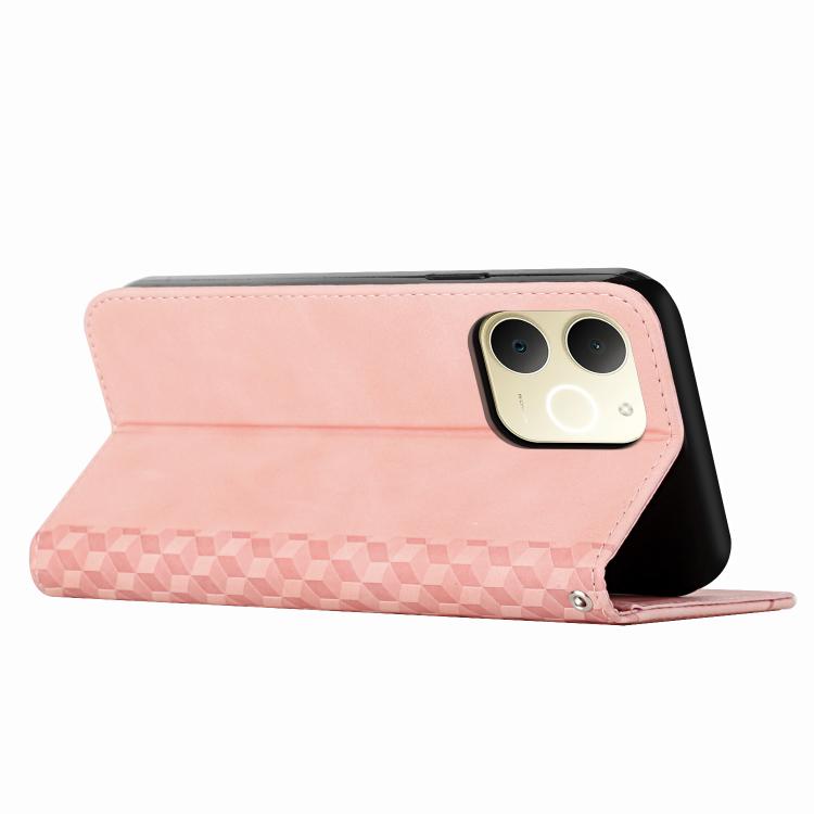 For Realme Narzo 80 Lite 4G Diamond Splicing Skin Feel Magnetic Leather Phone Case
