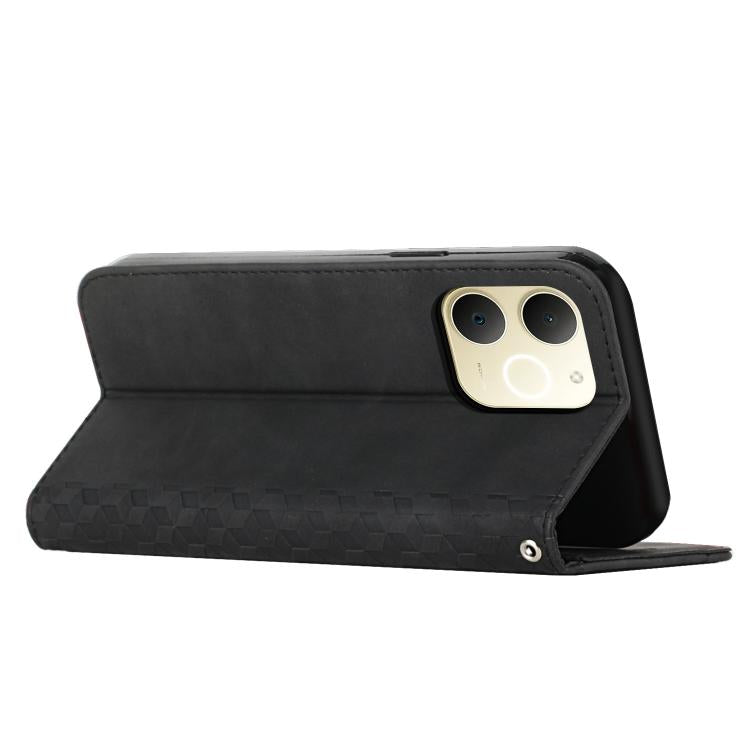 For Realme Narzo 80 Lite 4G Diamond Splicing Skin Feel Magnetic Leather Phone Case