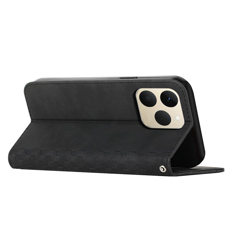 For Realme 15T 5G Diamond Splicing Skin Feel Magnetic Leather Phone Case
