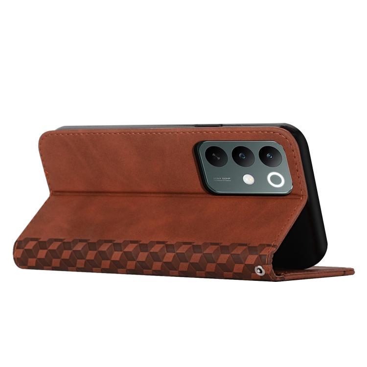 For Realme C85 Pro 4G Diamond Splicing Skin Feel Magnetic Leather Phone Case