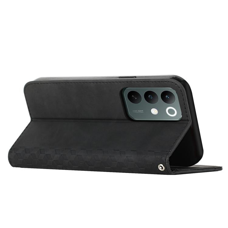 For Realme C85 Pro 4G Diamond Splicing Skin Feel Magnetic Leather Phone Case