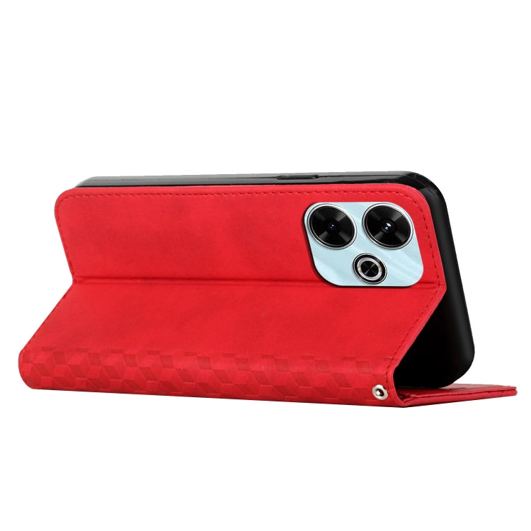 For Xiaomi Redmi 13 4G Diamond Splicing Skin Feel Magnetic Leather Phone Case