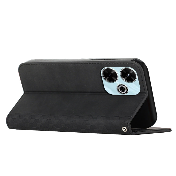 For Xiaomi Redmi 13 4G Diamond Splicing Skin Feel Magnetic Leather Phone Case
