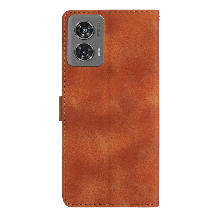 For Motorola Edge 50 Fusion Flower Butterfly Embossing Pattern Leather Phone Case