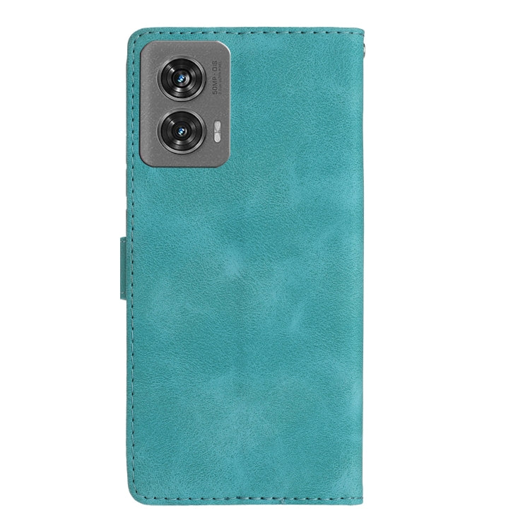 For Motorola Edge 50 Fusion Flower Butterfly Embossing Pattern Leather Phone Case