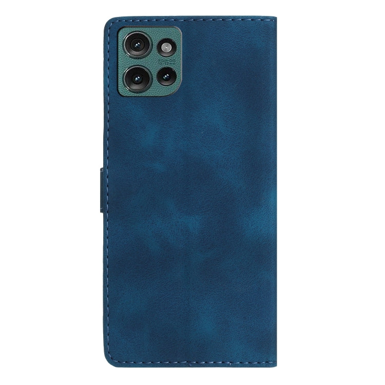 For Motorola Edge 50 5G Flower Butterfly Embossing Pattern Leather Phone Case