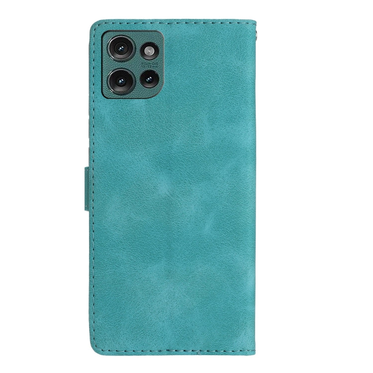 For Motorola Edge 50 5G Flower Butterfly Embossing Pattern Leather Phone Case