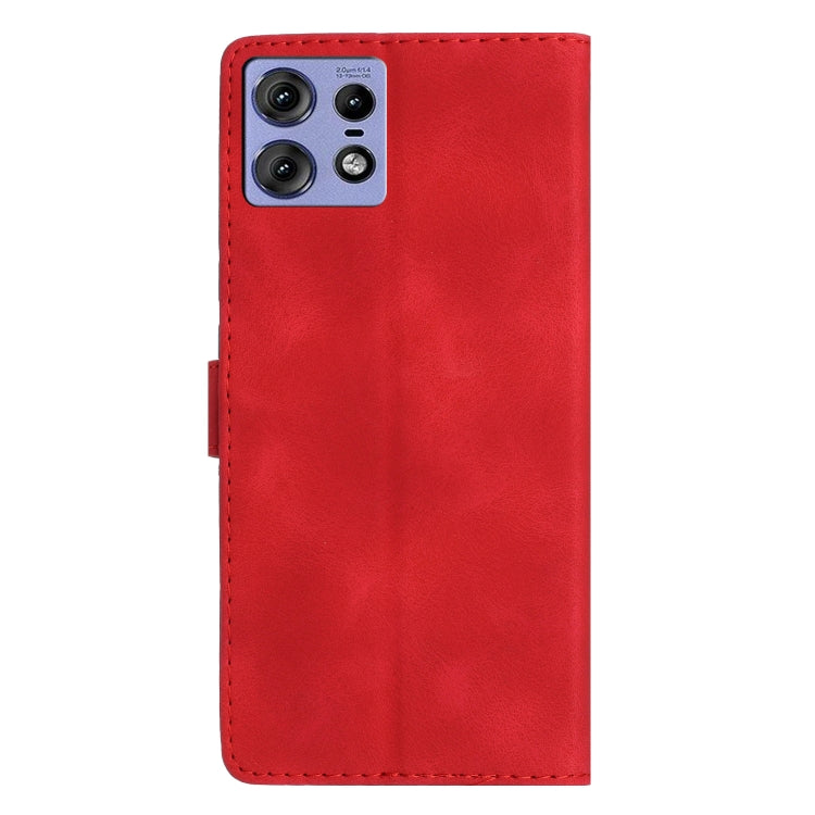 For Motorola Edge 50 Pro Flower Butterfly Embossing Pattern Leather Phone Case