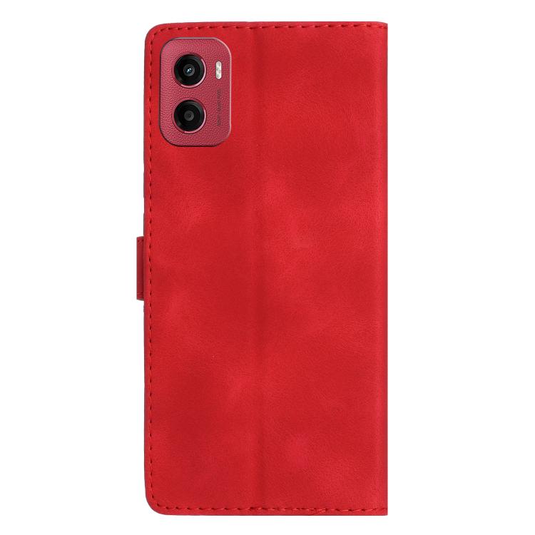 For Motorola Moto G05 Flower Butterfly Embossing Pattern Leather Phone Case