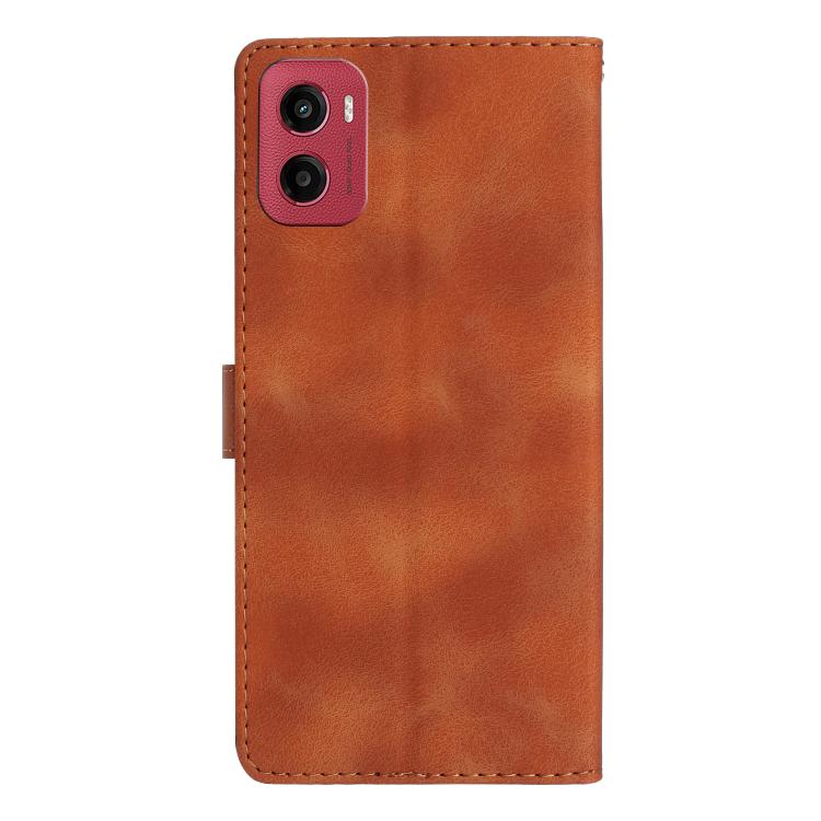 For Motorola Moto G05 Flower Butterfly Embossing Pattern Leather Phone Case
