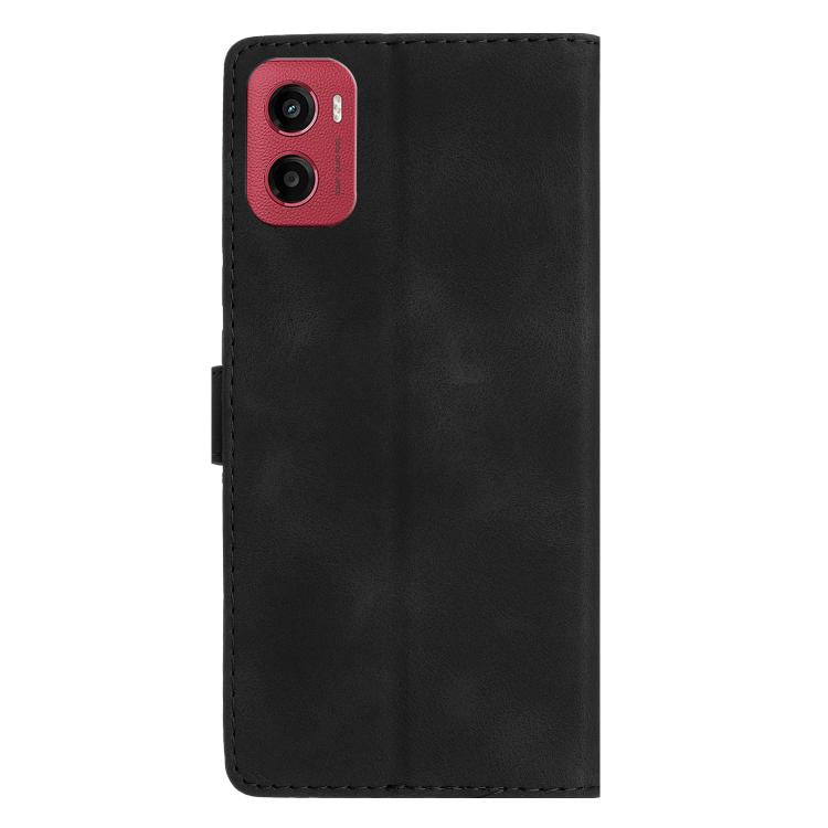 For Motorola Moto G05 Flower Butterfly Embossing Pattern Leather Phone Case
