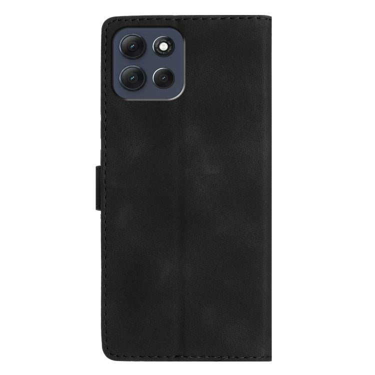 For Motorola Moto G56 5G Flower Butterfly Embossing Pattern Leather Phone Case