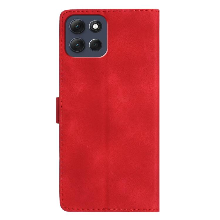 For Motorola Moto G86 5G Flower Butterfly Embossing Pattern Leather Phone Case