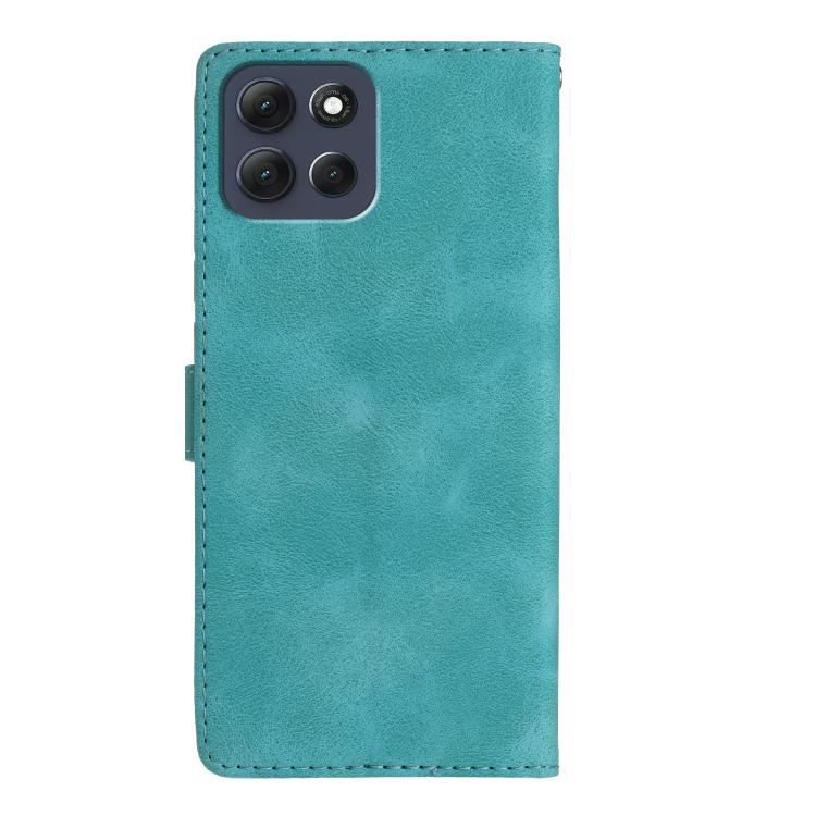 For Motorola Moto G86 5G Flower Butterfly Embossing Pattern Leather Phone Case