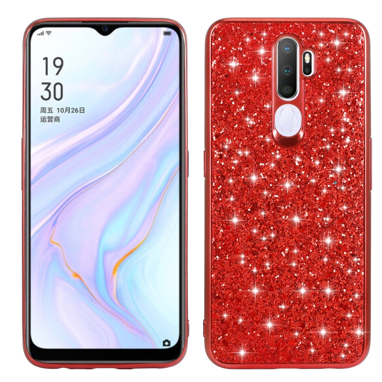 For OPPO A11 Glitter Powder Shockproof TPU Protective Case