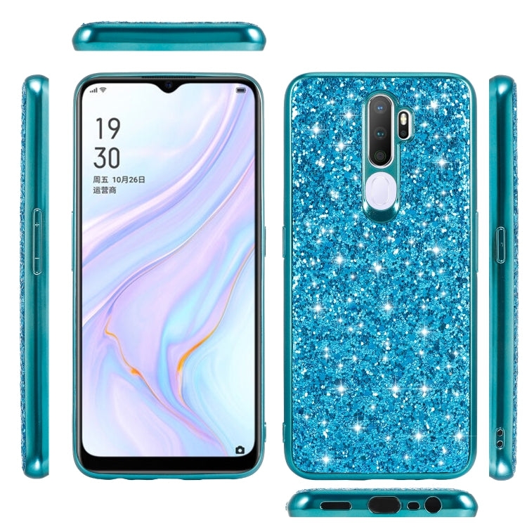 For OPPO A11 Glitter Powder Shockproof TPU Protective Case