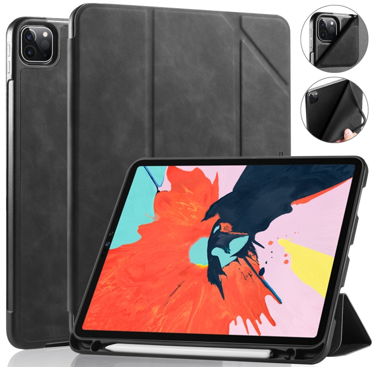 For iPad Pro 11 (2020) DG.MING See Series Horizontal Flip Leather Tablet Case ï¼Œwith Holder & Pen Tray