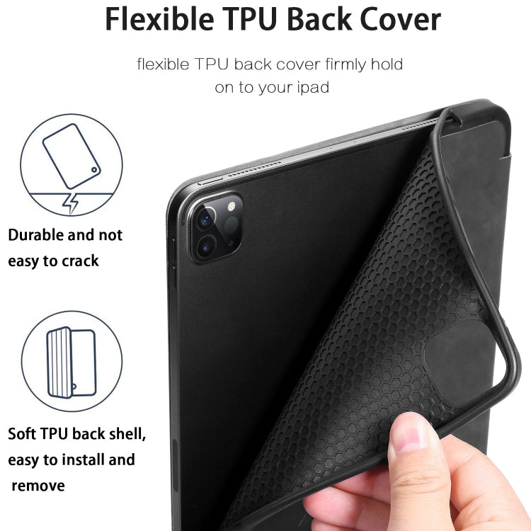 For iPad Pro 11 (2020) DG.MING See Series Horizontal Flip Leather Tablet Case ï¼Œwith Holder & Pen Tray