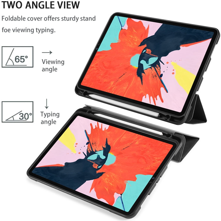 For iPad Pro 11 (2020) DG.MING See Series Horizontal Flip Leather Tablet Case ï¼Œwith Holder & Pen Tray