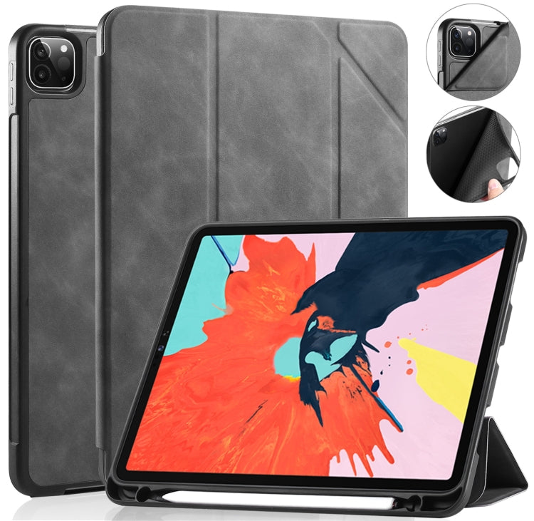 For iPad Pro 11 (2020) DG.MING See Series Horizontal Flip Leather Tablet Case ï¼Œwith Holder & Pen Tray