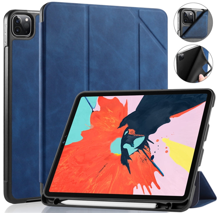 For iPad Pro 11 (2020) DG.MING See Series Horizontal Flip Leather Tablet Case ï¼Œwith Holder & Pen Tray