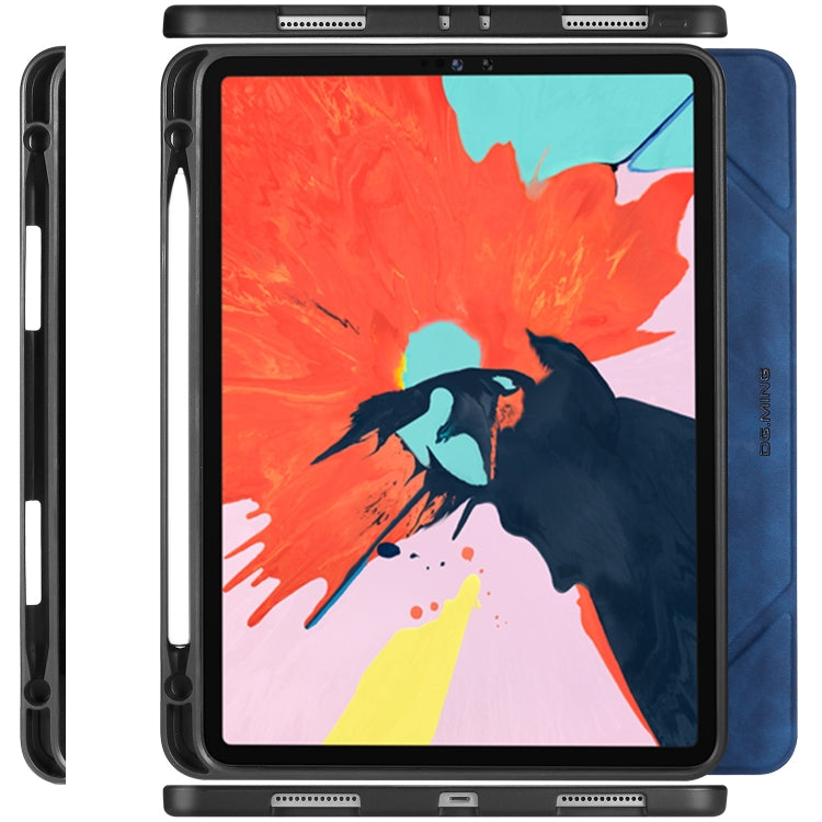 For iPad Pro 11 (2020) DG.MING See Series Horizontal Flip Leather Tablet Case ï¼Œwith Holder & Pen Tray