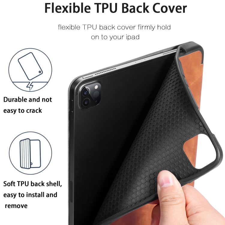 For iPad Pro 11 (2020) DG.MING See Series Horizontal Flip Leather Tablet Case ï¼Œwith Holder & Pen Tray