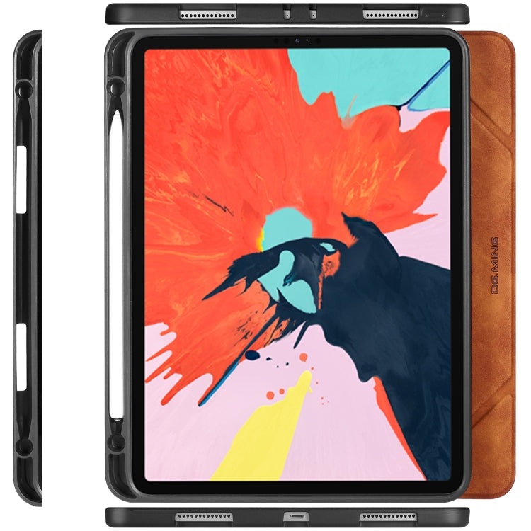 For iPad Pro 11 (2020) DG.MING See Series Horizontal Flip Leather Tablet Case ï¼Œwith Holder & Pen Tray
