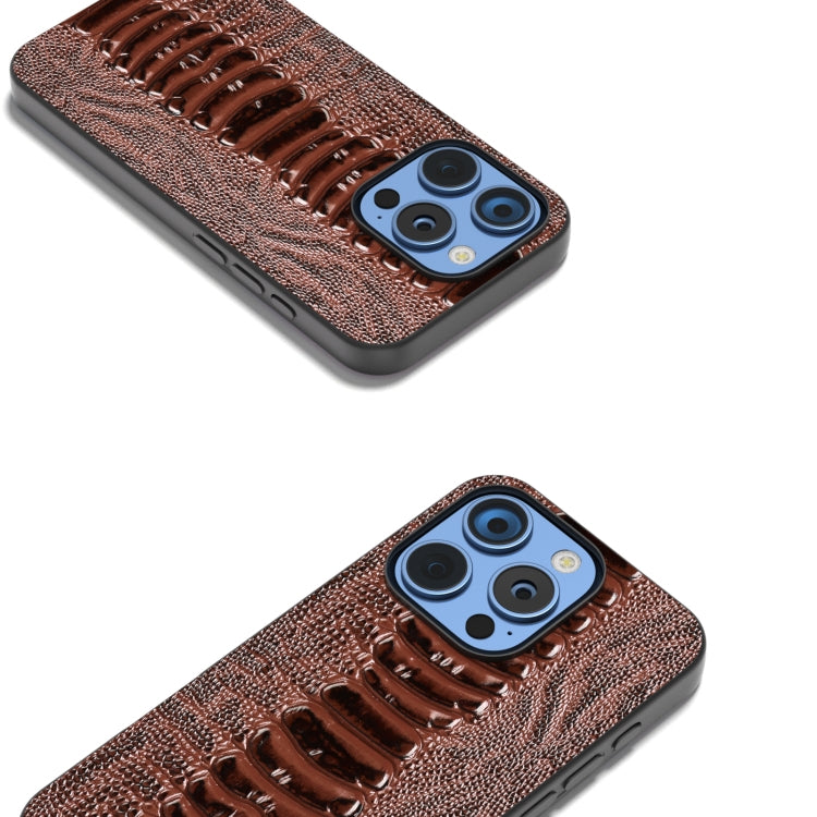 For iPhone 16 Pro ABEEL Genuine Leather Weilai Series Phone Case