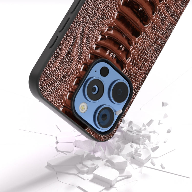 For iPhone 16 Pro ABEEL Genuine Leather Weilai Series Phone Case