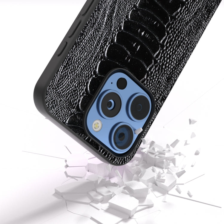 For iPhone 16 Pro ABEEL Genuine Leather Weilai Series Phone Case