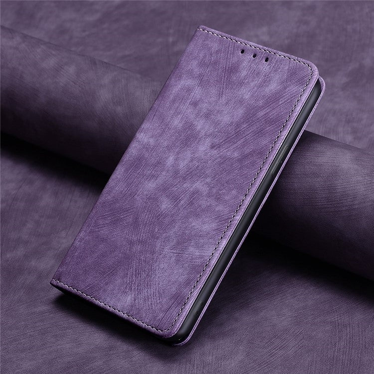 For Infinix Note 40 Pro 4G RFID Anti-theft Brush Magnetic Leather Phone Case