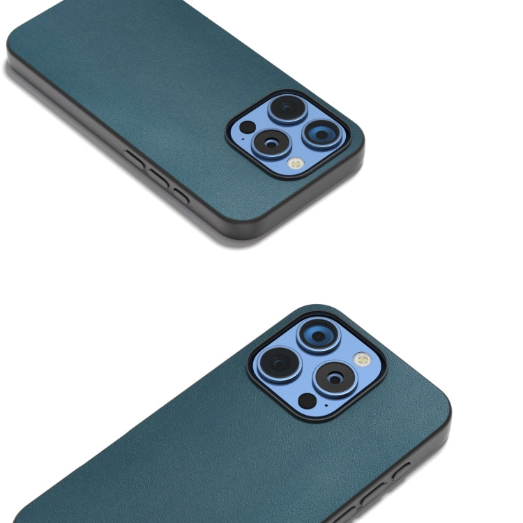 For iPhone 16 Pro ABEEL Genuine Leather Xiaoya Series Phone Case