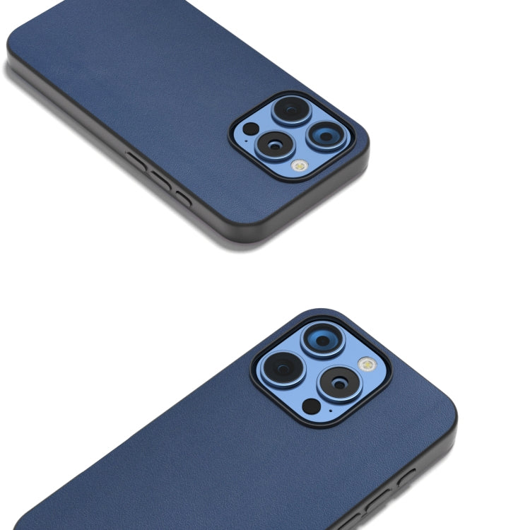 For iPhone 16 Pro ABEEL Genuine Leather Xiaoya Series Phone Case