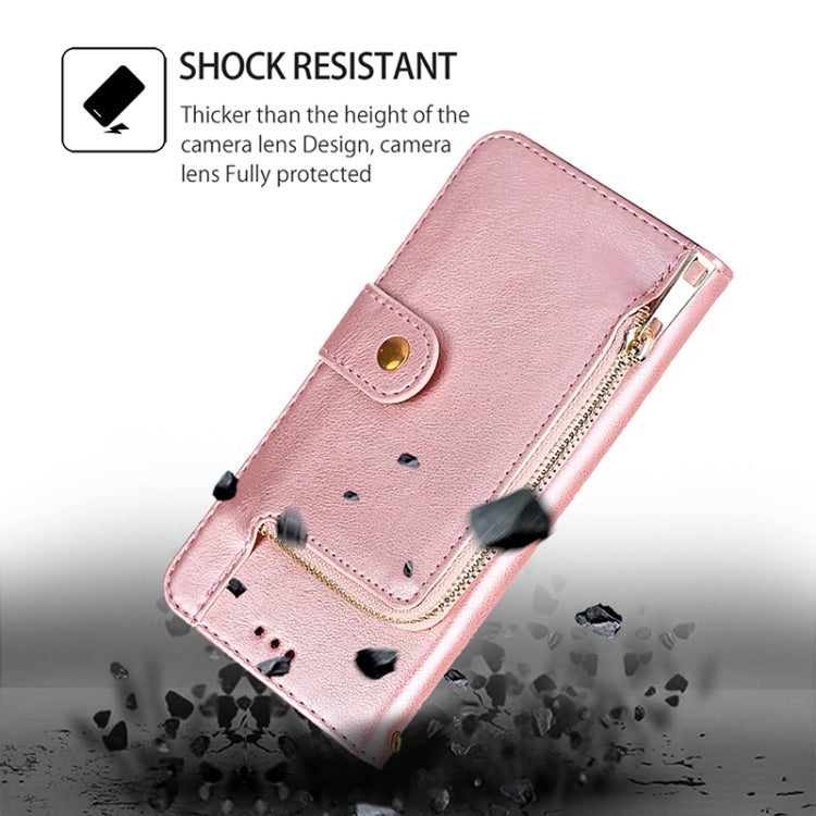 For Tecno Camon 30 Zipper Bag Leather Phone Case