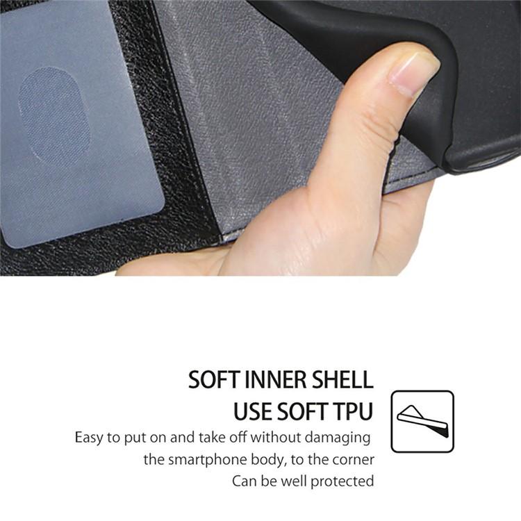 For Tecno Spark 40 Pro 4G Zipper Bag Leather Phone Case