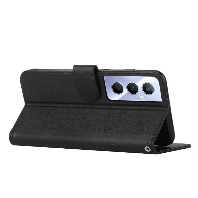 For Realme C65 4G Stitching Calf Texture Buckle Leather Phone Case