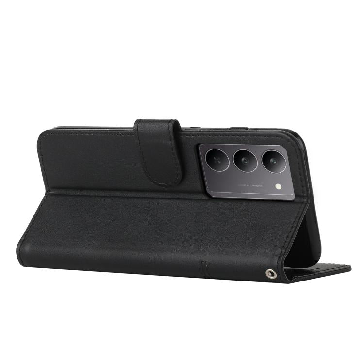 For Realme C75 / V60 Pro Stitching Calf Texture Buckle Leather Phone Case