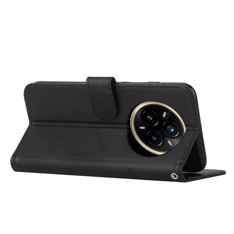 For Realme 14 Pro Stitching Calf Texture Buckle Leather Phone Case