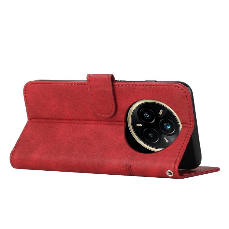For Realme 14 Pro Stitching Calf Texture Buckle Leather Phone Case